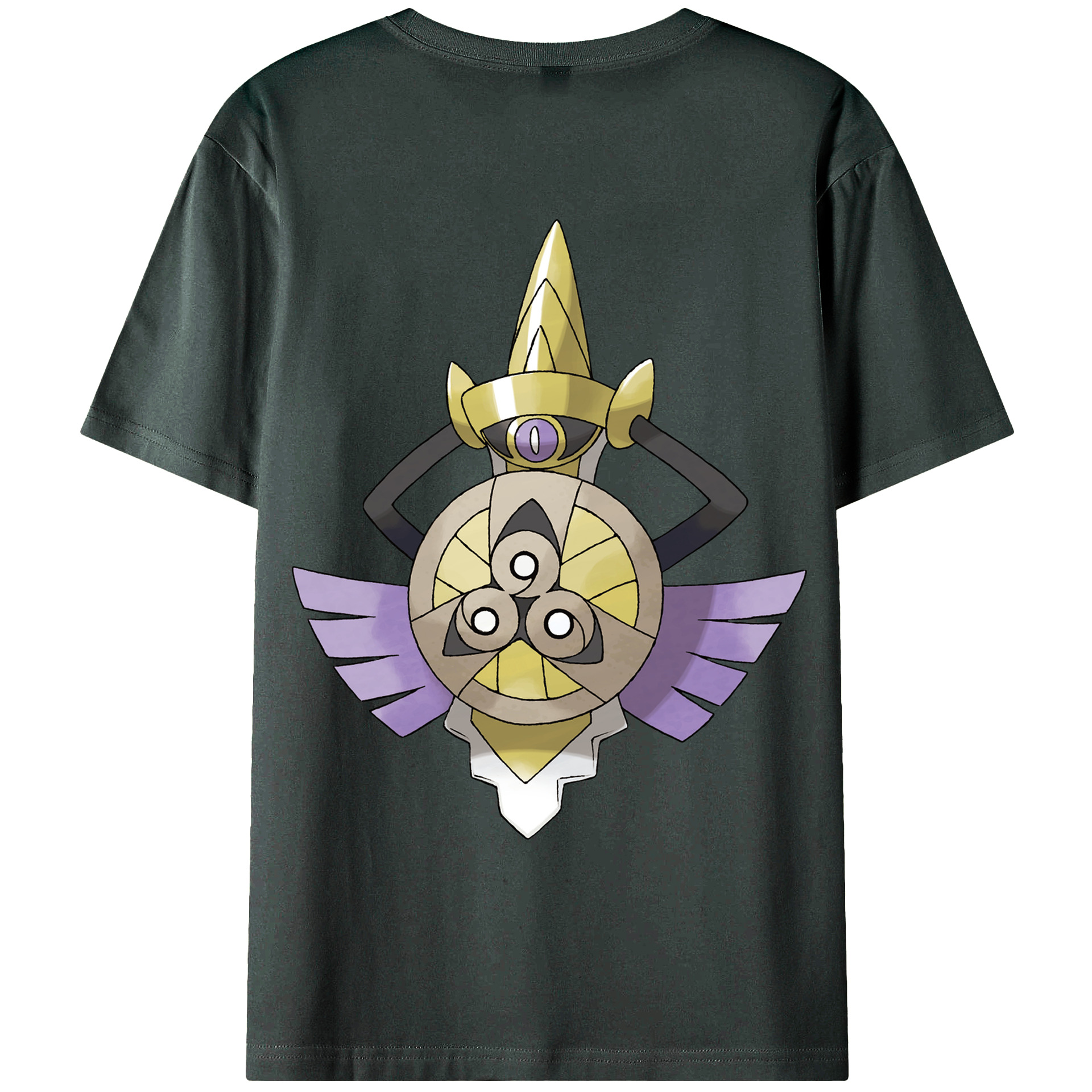 （画像用） ポケットモンスター Pokémon 綿100％ メンズ半袖Tシャツ（バックプリント） 通気性
